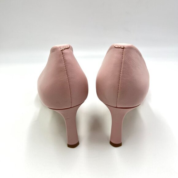 Franco Sarto Womens Size 6 Trix Pink Leather D'Orsay Point Toe Heels Pumps Shoes - Picture 6 of 13